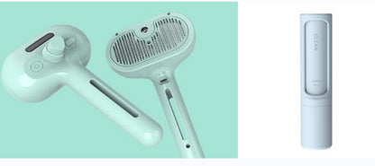 USB Rechargeable Self-Cleaning Pet Slicker Brush | Built-In Misting Spray