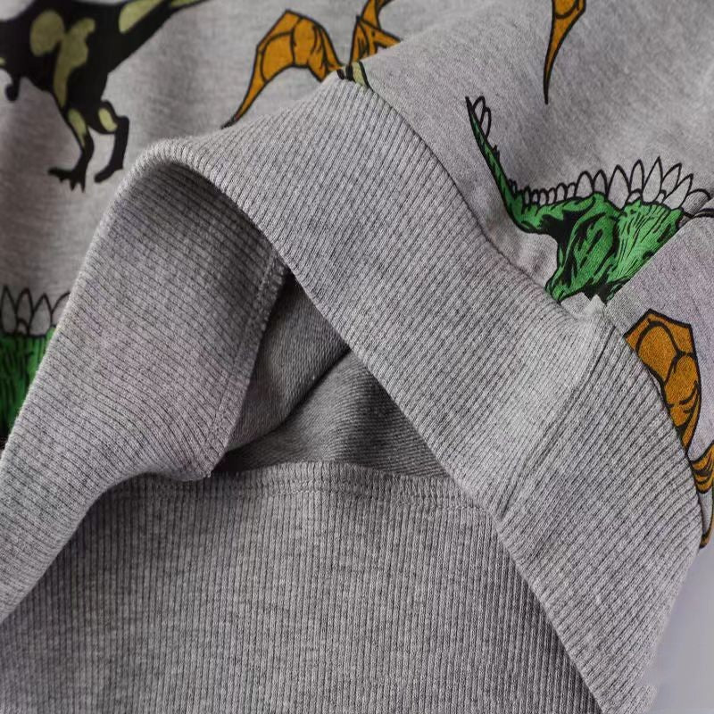 Children's Dinosaur Print Sweatshirt | Cotton Kids Top 90–140cm