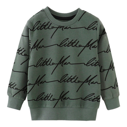 Children's Embossed Cotton Cartoon Sweatshirt | Boys & Girls | Age 2-7