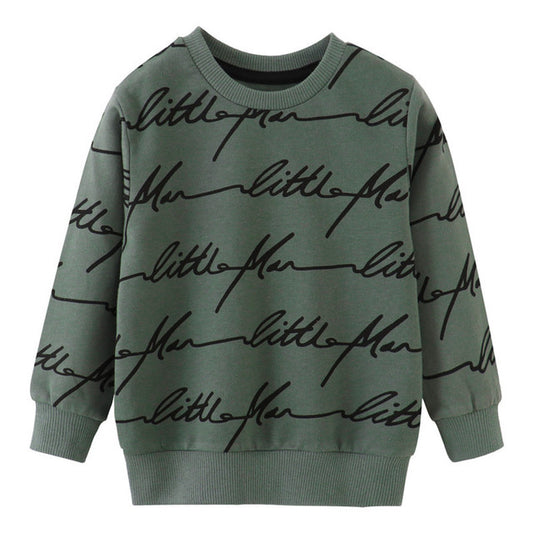 Children's Embossed Cotton Cartoon Sweatshirt | Boys & Girls | Age 2-7