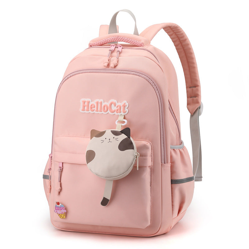 Waterproof Nylon School Backpack for Boys & Girls – 5 Colours