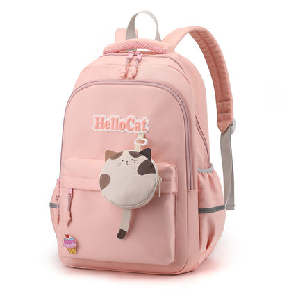 Waterproof Nylon School Backpack for Boys & Girls – 5 Colours
