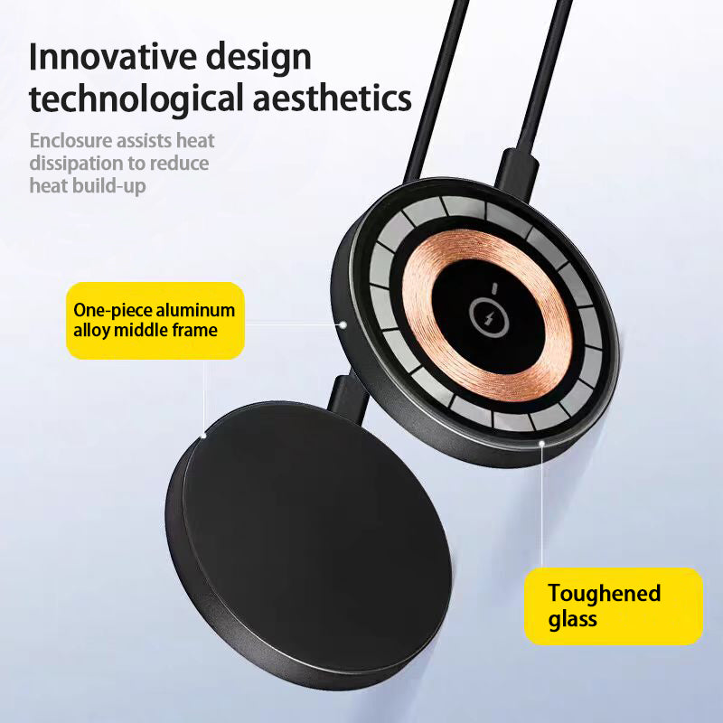 Qi2 Magnetic Wireless Fast Charger 15W for iPhone