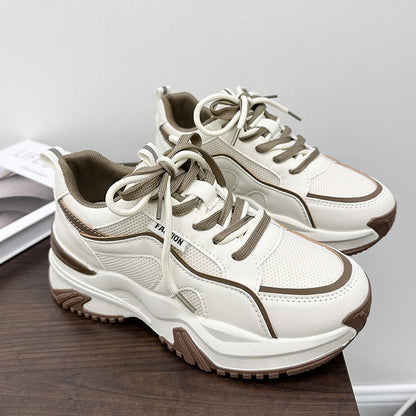 Women's Casual Lace-Up Shoes | Leather, Cotton & Mesh | EU 35–40