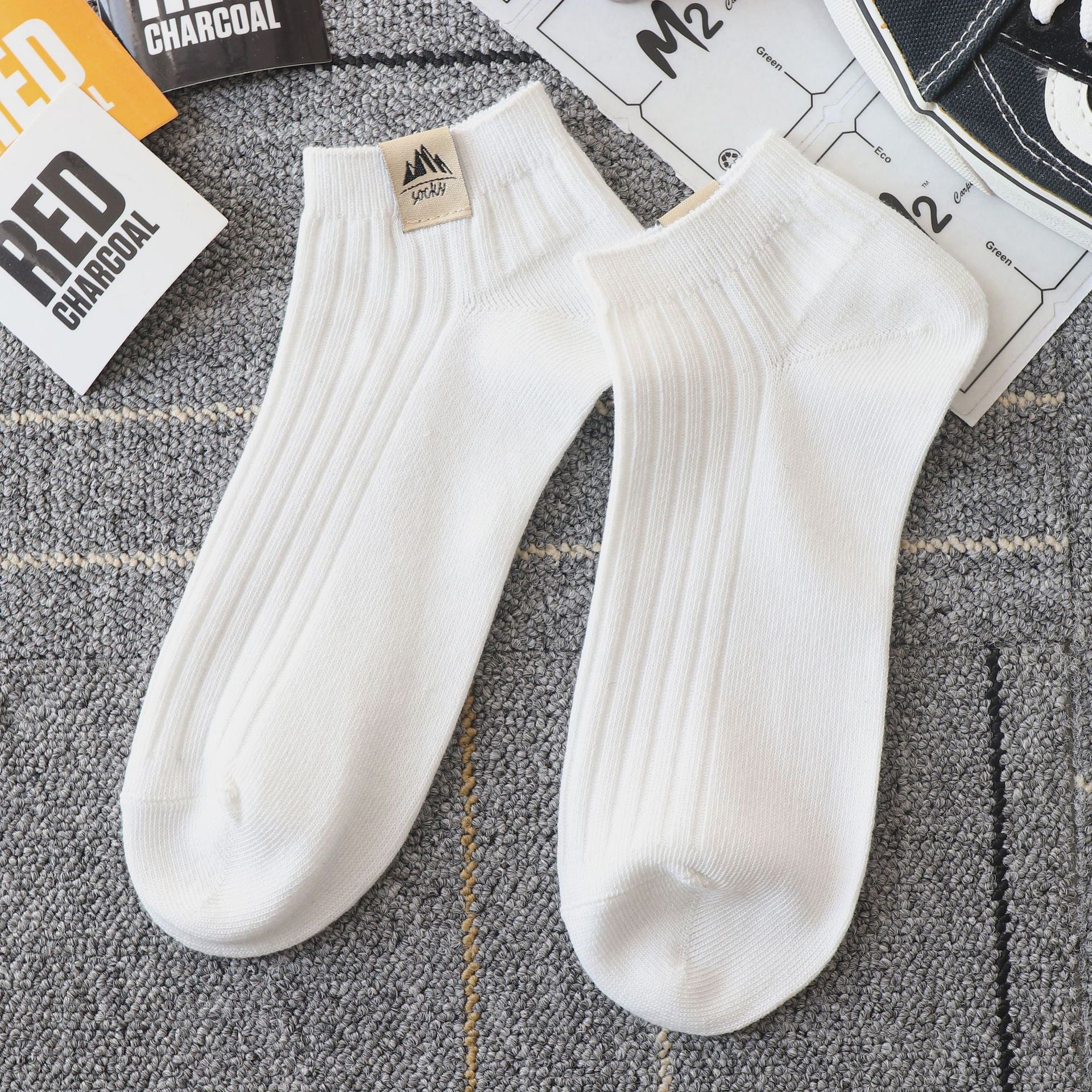 Unisex Cotton Sports Socks – Antibacterial Anti-Fungal Odour-Resistant 9 Colours