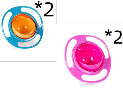 360° Rotating Spill-Proof Baby Bowl