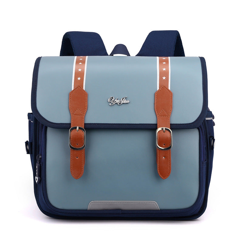 Kids' Ultra-Light Nylon School Backpack – Breathable & Burden-Reducing