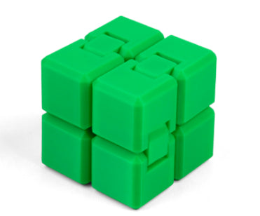 Premium Aluminium Alloy Infinite Cube Fidget Toy | Metal Desk Toy