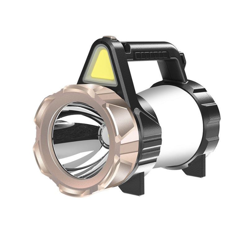 High-Power Portable Searchlight – OSRAM LED COB Auxiliary Light Battery Display & Power Bank