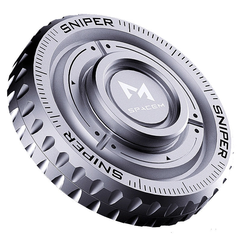 Sniper Stainless Steel Multi-Play Gyro Fidget Toy | Premium EDC Gift