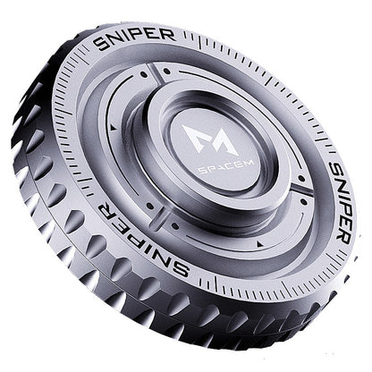 Sniper Stainless Steel Multi-Play Gyro Fidget Toy | Premium EDC Gift
