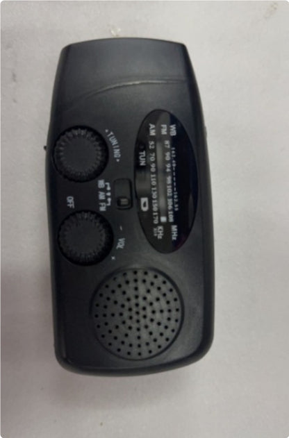 4-in-1 Emergency Solar Hand Crank Radio, Flashlight & USB Charger