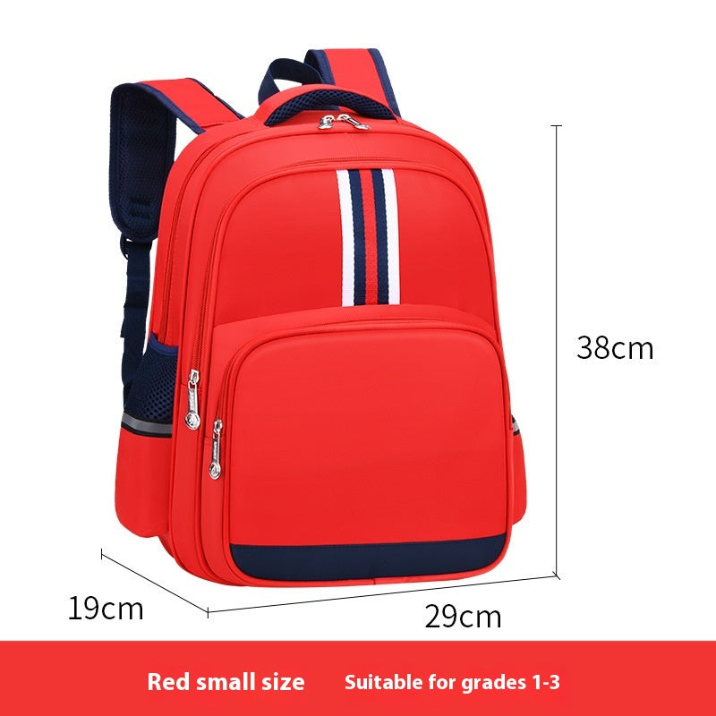 Kids' Nylon School Backpack – Air Pillow Straps & Anti-Theft, 20–35L