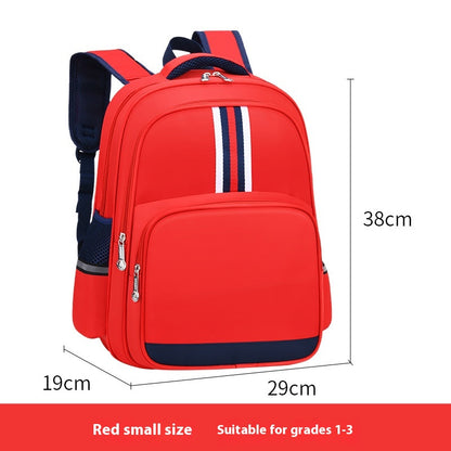 Kids' Nylon School Backpack – Air Pillow Straps & Anti-Theft, 20–35L