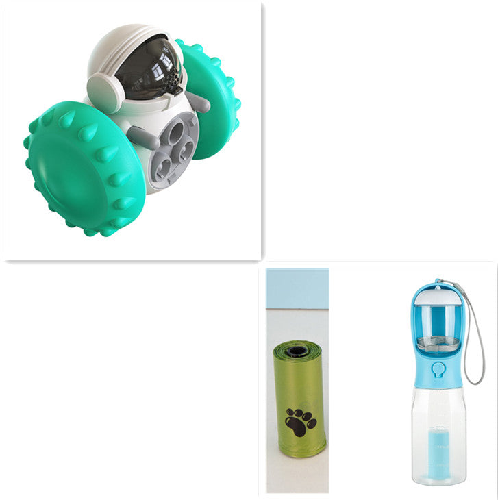 Interactive Slow Feeder Tumbler Toy for Cats & Dogs | IQ Treat Dispenser