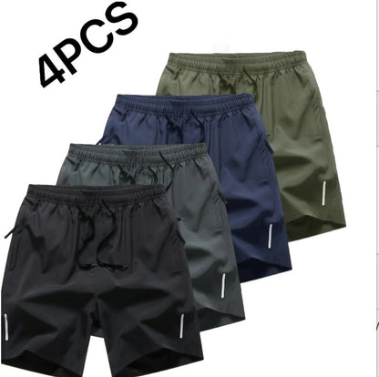 Men's Cargo Shorts Multi-Pack | Polyester Drawstring with Belt XXS-3XL