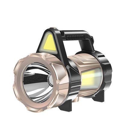 High-Power Portable Searchlight – OSRAM LED COB Auxiliary Light Battery Display & Power Bank