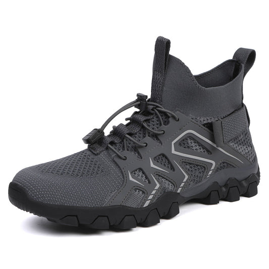 Unisex Outdoor Hiking Shoes - Breathable Rubber Sole Trail Trainers