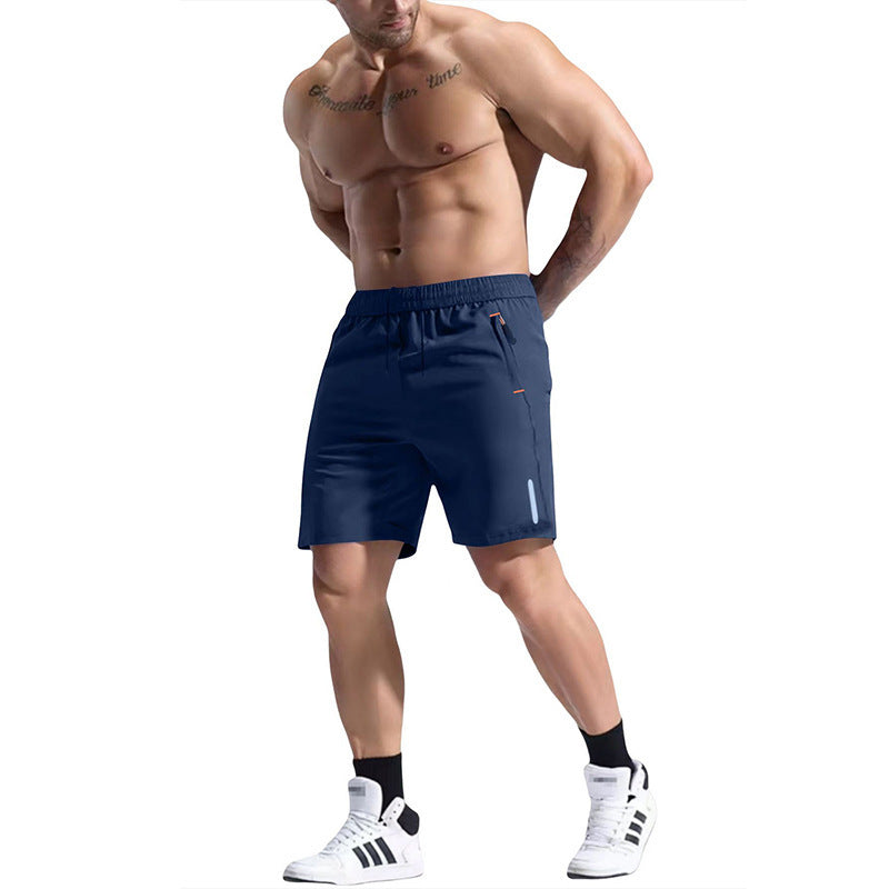 Men's Bamboo Blend Elastic Waist Sports Shorts