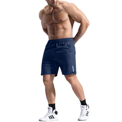 Men's Bamboo Blend Elastic Waist Sports Shorts