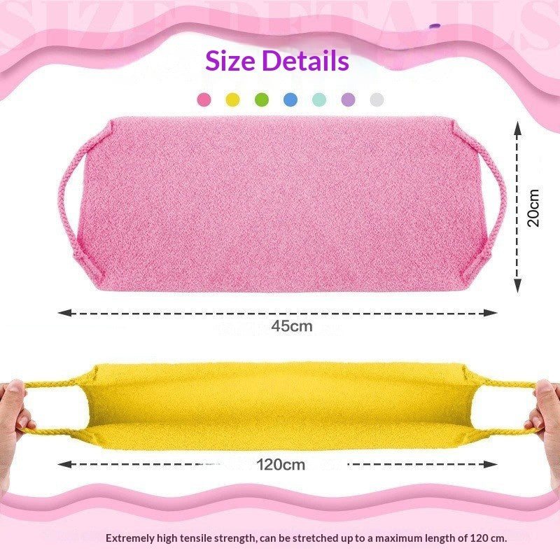 Thickened Nylon Face Cloth with Hanging Loop | 8 Colours