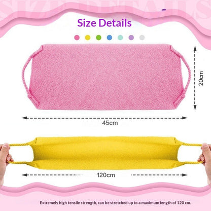 Thickened Nylon Face Cloth with Hanging Loop | 8 Colours