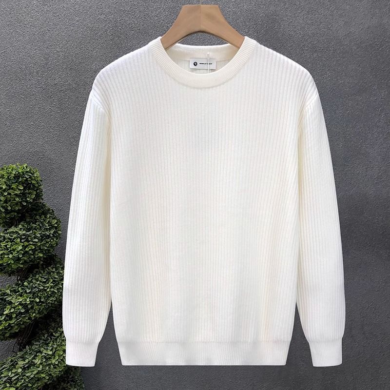 Men's Rabbit Hair Blend Knit Sweater | Extra Thick