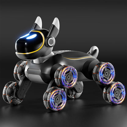 Electric RC Robot Dog | 8-Wheel Remote Control Toy