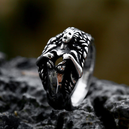 Men's Titanium Steel Polished Ring – Clean Minimalist Statement Band US Sizes 7–13