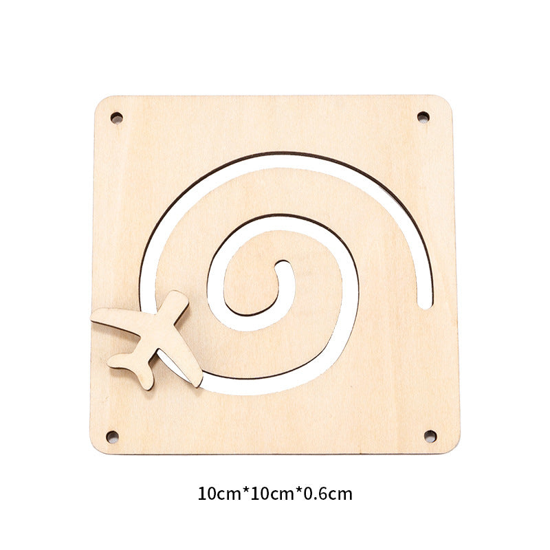 Montessori Wooden Busy Board Toy – Educational Activity Board, Ages 4–6