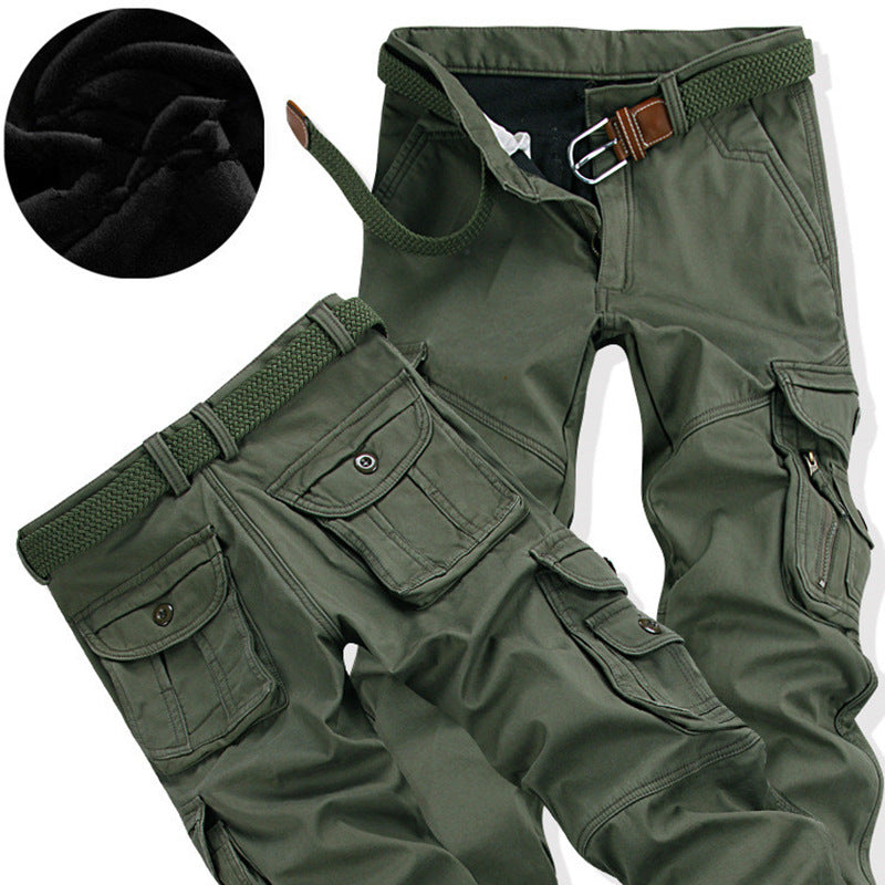 Men's Straight-Leg Cargo Work Trousers | Cotton Workwear