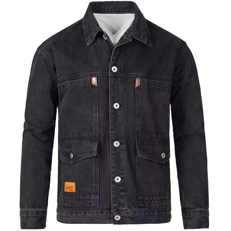 Men's Slim-Fit Denim Jacket | Cotton-Lined Casual Outerwear M–4XL