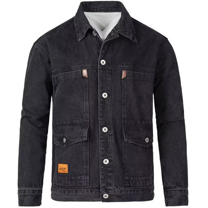Men's Slim-Fit Denim Jacket | Cotton-Lined Casual Outerwear M–4XL