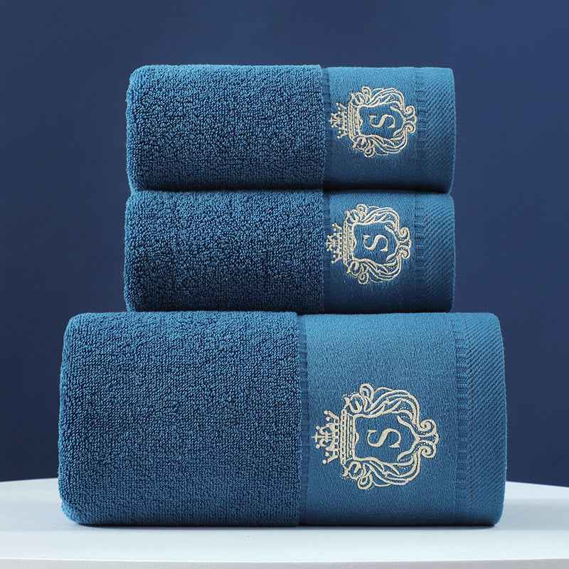 Pure Cotton Towel Set – 3-Piece Bath & Hand Towel Bundle in 22 Designs