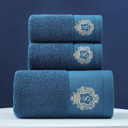 Pure Cotton Towel Set – 3-Piece Bath & Hand Towel Bundle in 22 Designs