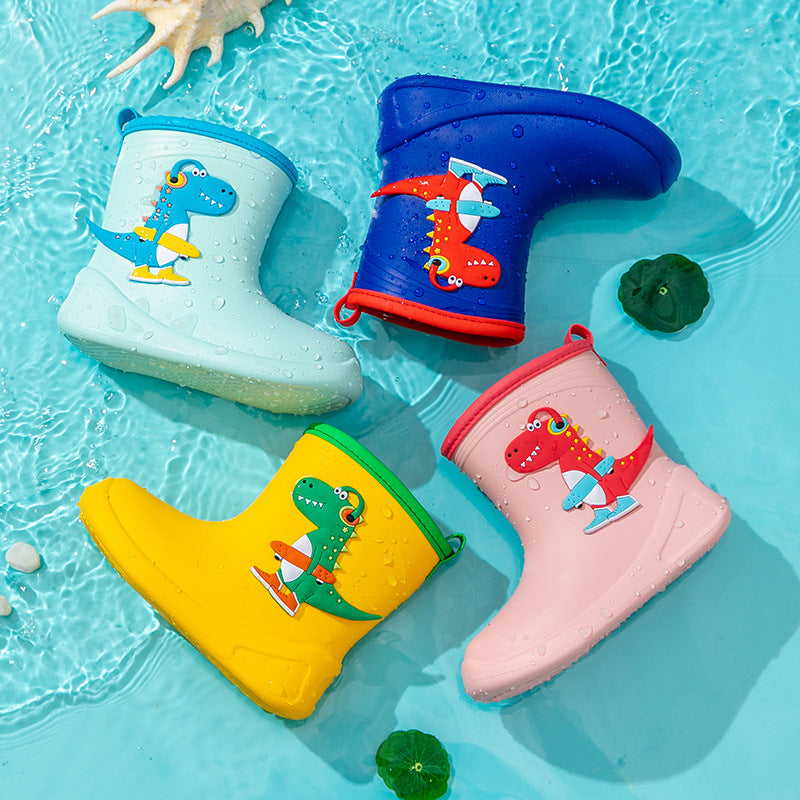 Children's Cartoon EVA Rain Boots – Lightweight Wellies, Unisex