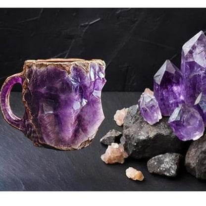 400ml Mineral Crystal-Effect Resin Coffee Mug