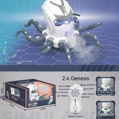 RC Spray Creature Toy - Spider, Bee or Octopus with Mist Function