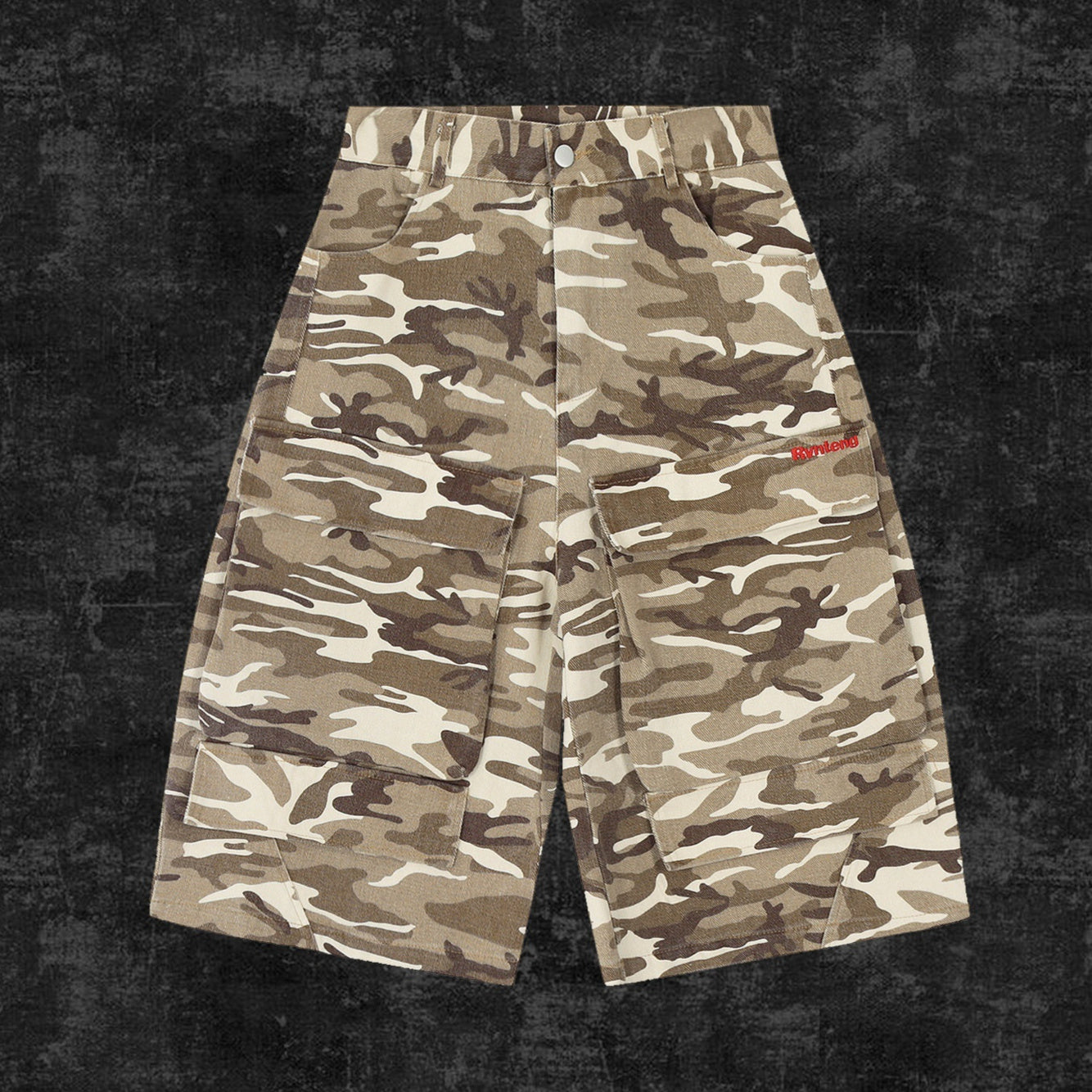 Men's Retro Multi-Pocket Denim Shorts