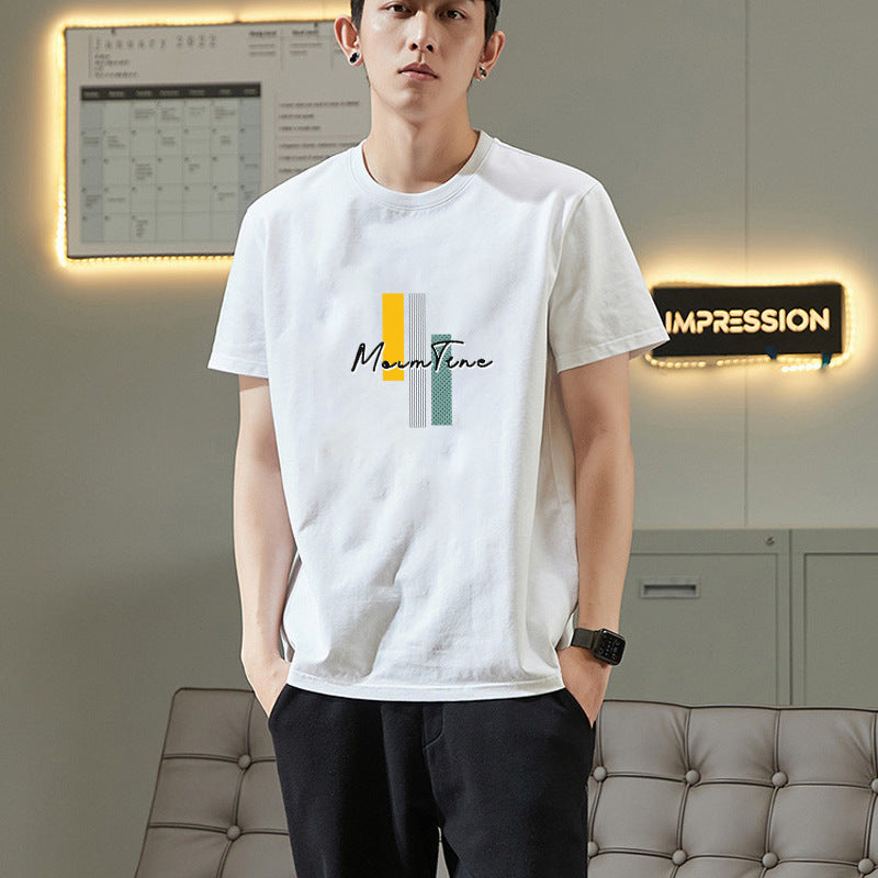 Men's Pure Cotton Graphic T-Shirt | 7 Designs M-4XL