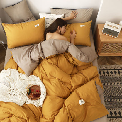 Brushed Polyester Duvet Cover Bedding Set | 13 Colours