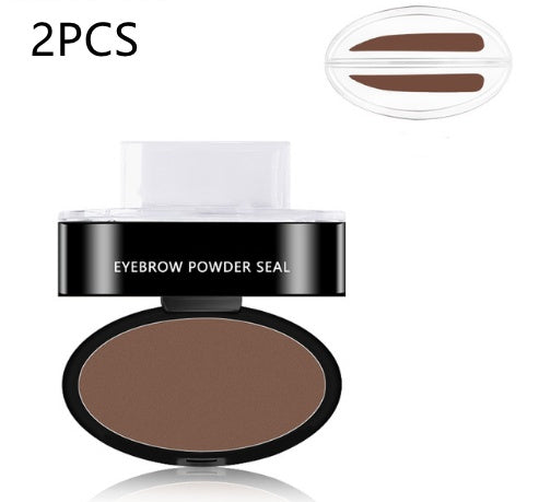 Eyebrow Stamp Powder Kit – Waterproof, 3 Shapes & Shades, Multi-Pack