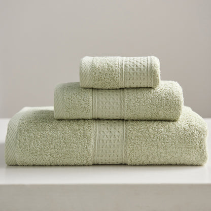 3-Piece Cotton Towel Set | Face, Hand & Bath Towel