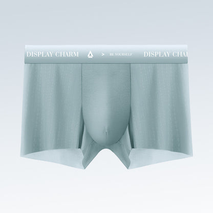 Men's Seamless Nylon Boxer Briefs – Breathable & Quick-Dry