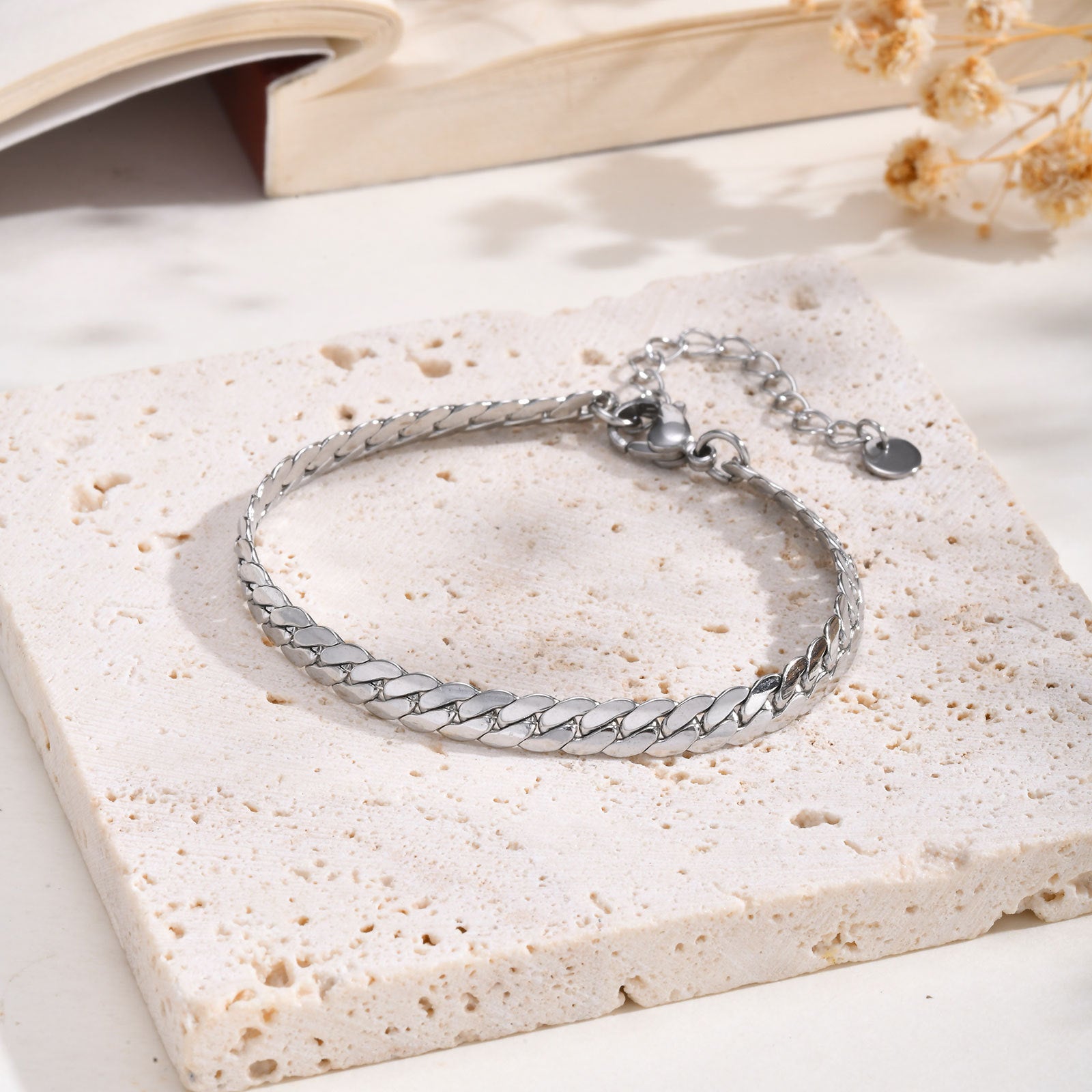 Men's Stainless Steel Chain Bracelet | 5.7mm & 6mm