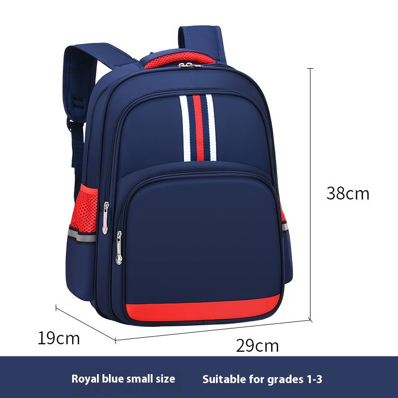 Kids' Nylon School Backpack – Air Pillow Straps & Anti-Theft, 20–35L