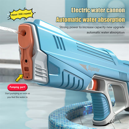 Electric Auto Water Gun | USB Rechargeable Auto-Fill 26–32ft Range