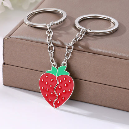 Cute Cartoon Keychain Pair | Novelty Alloy Charm 6 Designs