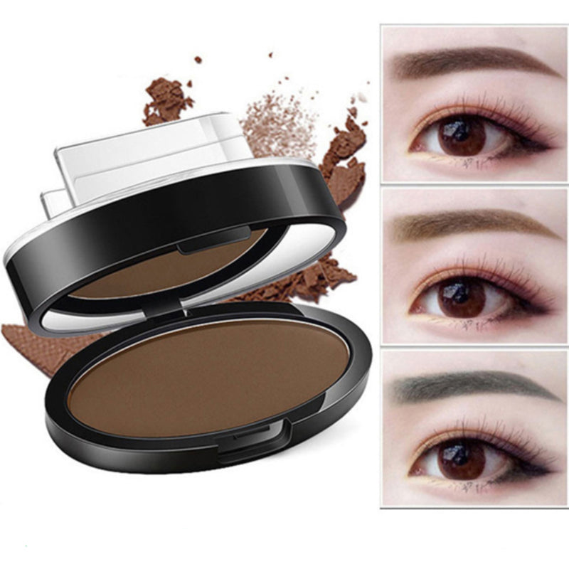 Eyebrow Stamp Powder Kit – Waterproof, 3 Shapes & Shades, Multi-Pack