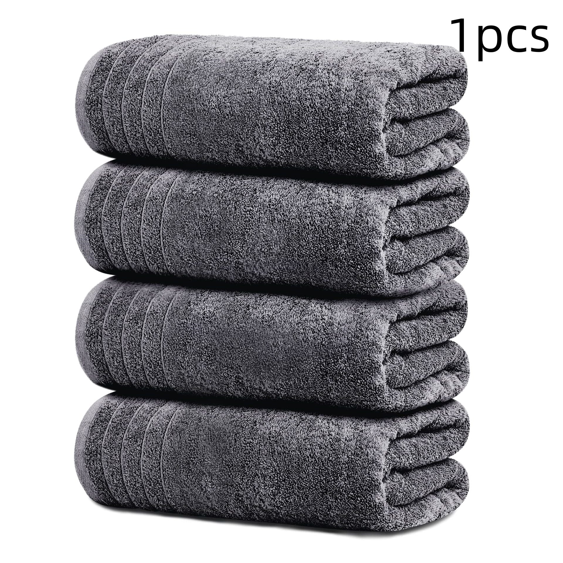 Cotton Jacquard Towel | Soft & Absorbent | 3 Sizes | White, Dark & Light Gray